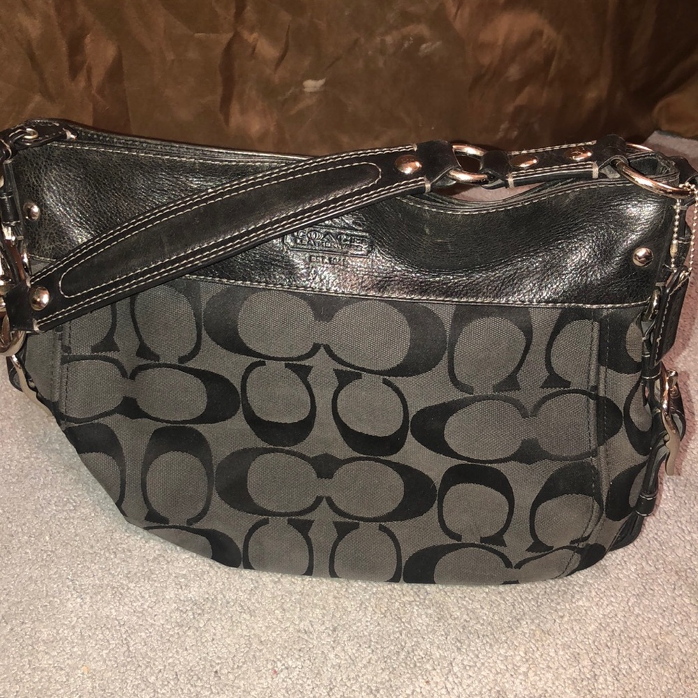 Black coach bag